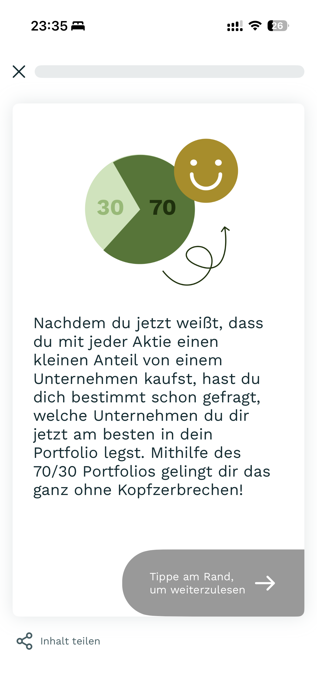 Lernmodul: 70/30 Portfolio
